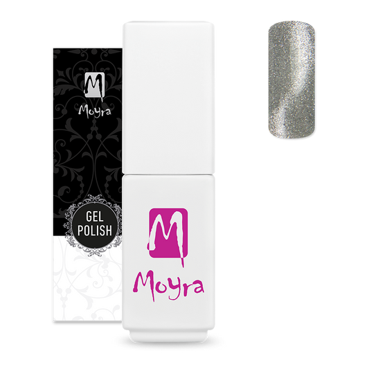 Moyra - Mini Gel Polish - Magnetic 508 Silver