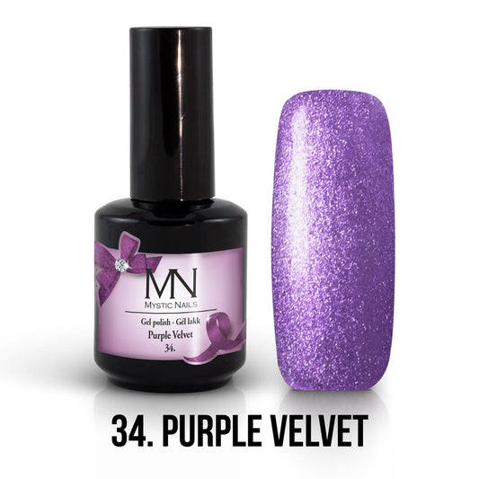 Mystic Nails - Gel Polish 034 - Purple Velvet