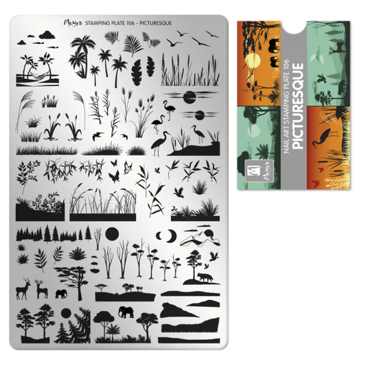 Moyra  Stamping Plate - 106 - Picturesque